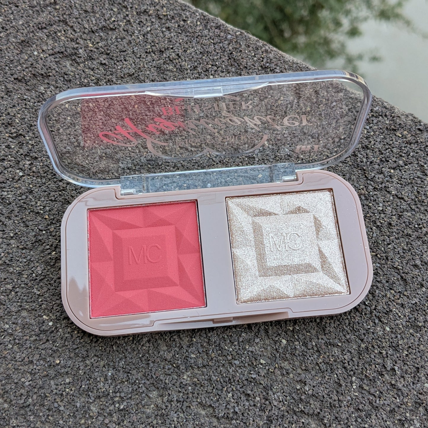 Mocallure 2in1 Blush & Highlighter Palette