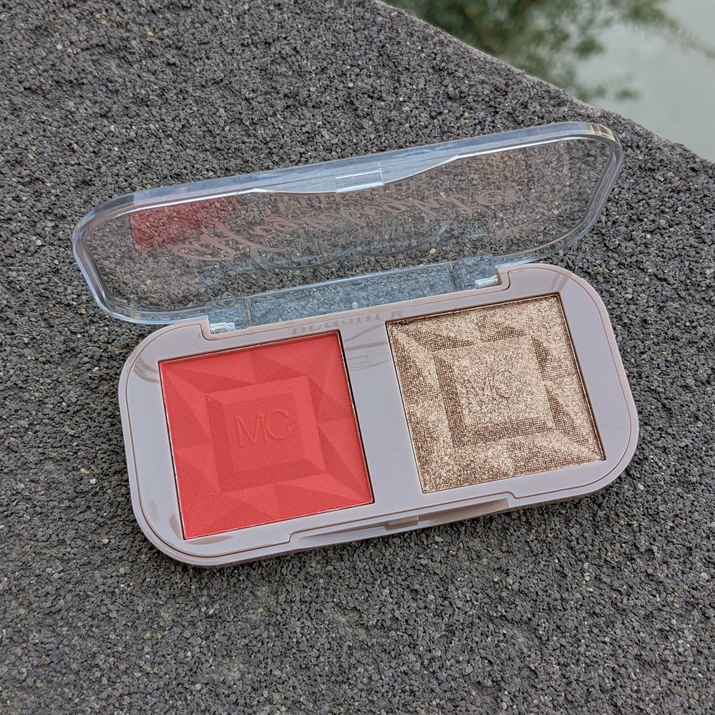 Mocallure 2in1 Blush & Highlighter Palette