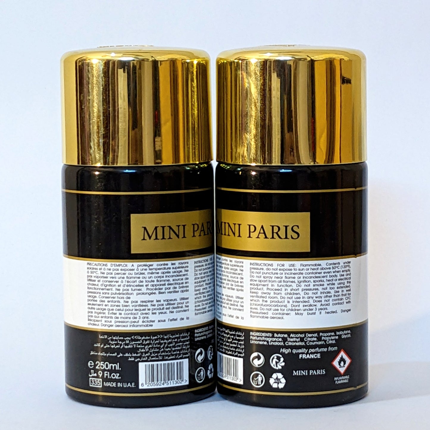 Mini Paris Perfume Deodorant Body Spray