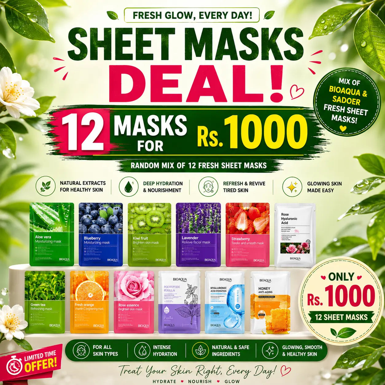 Facial Sheet Masks