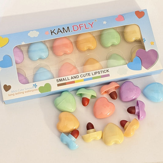 Cute Heart Lipstick Pack