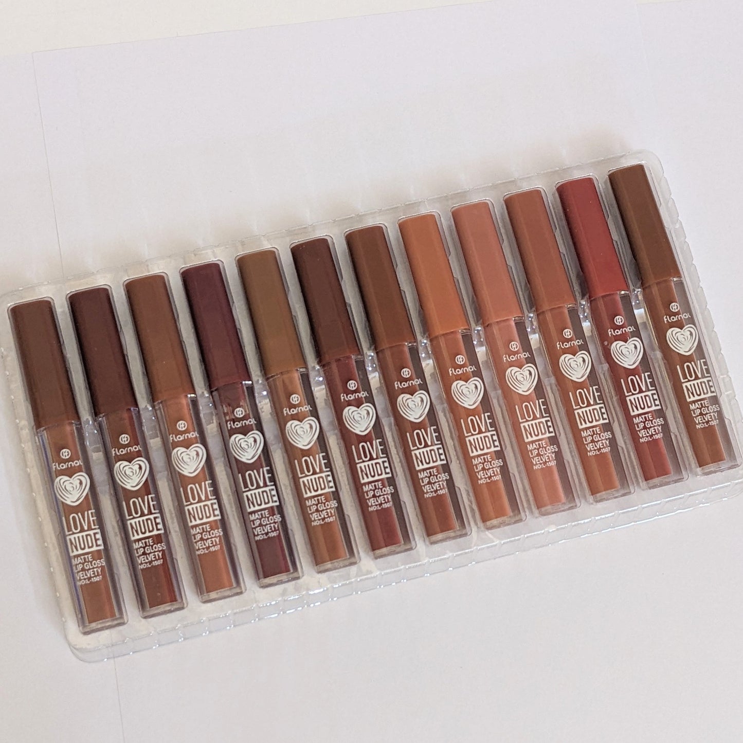 Matte Nude Lip Gloss Tray