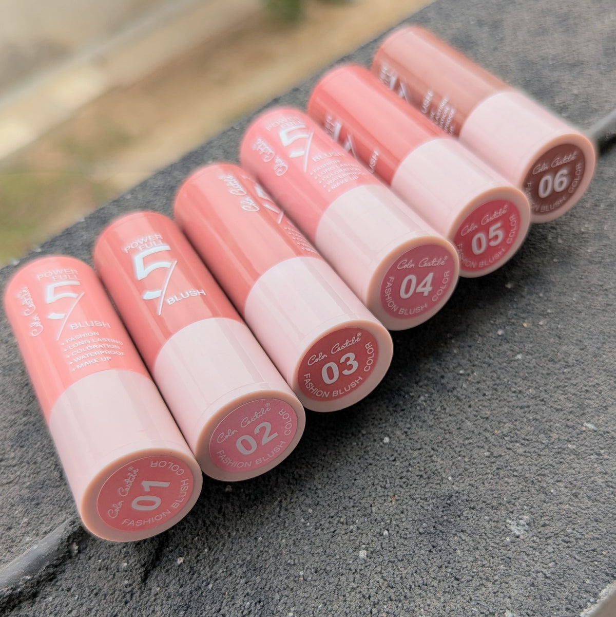 Color Castle Powder Blush Stick with spunch