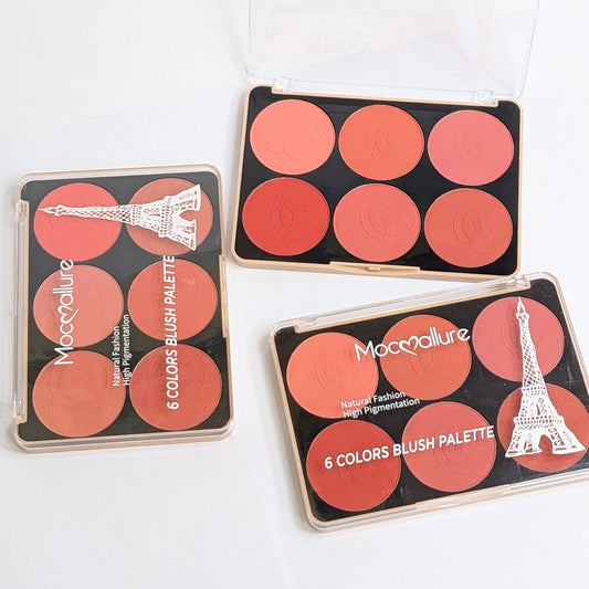 Mocallure 6 Color Blush Palette