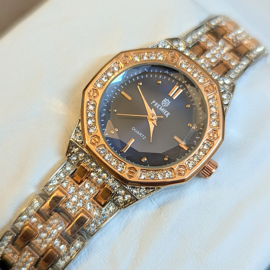 Premier Octagon Diamond Cut Watch