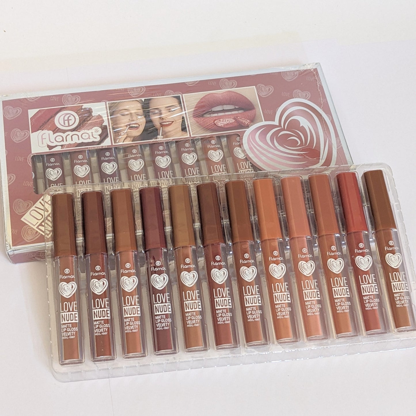 Matte Nude Lip Gloss Tray