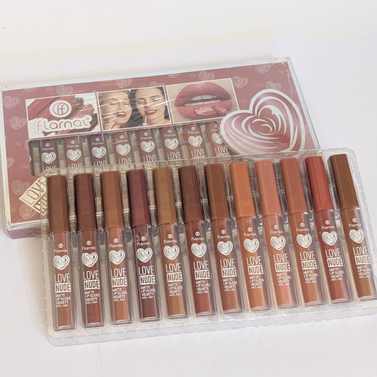 Matte Nude Lip Gloss Tray