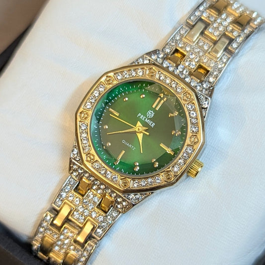 Premier Octagon Diamond Cut Watch