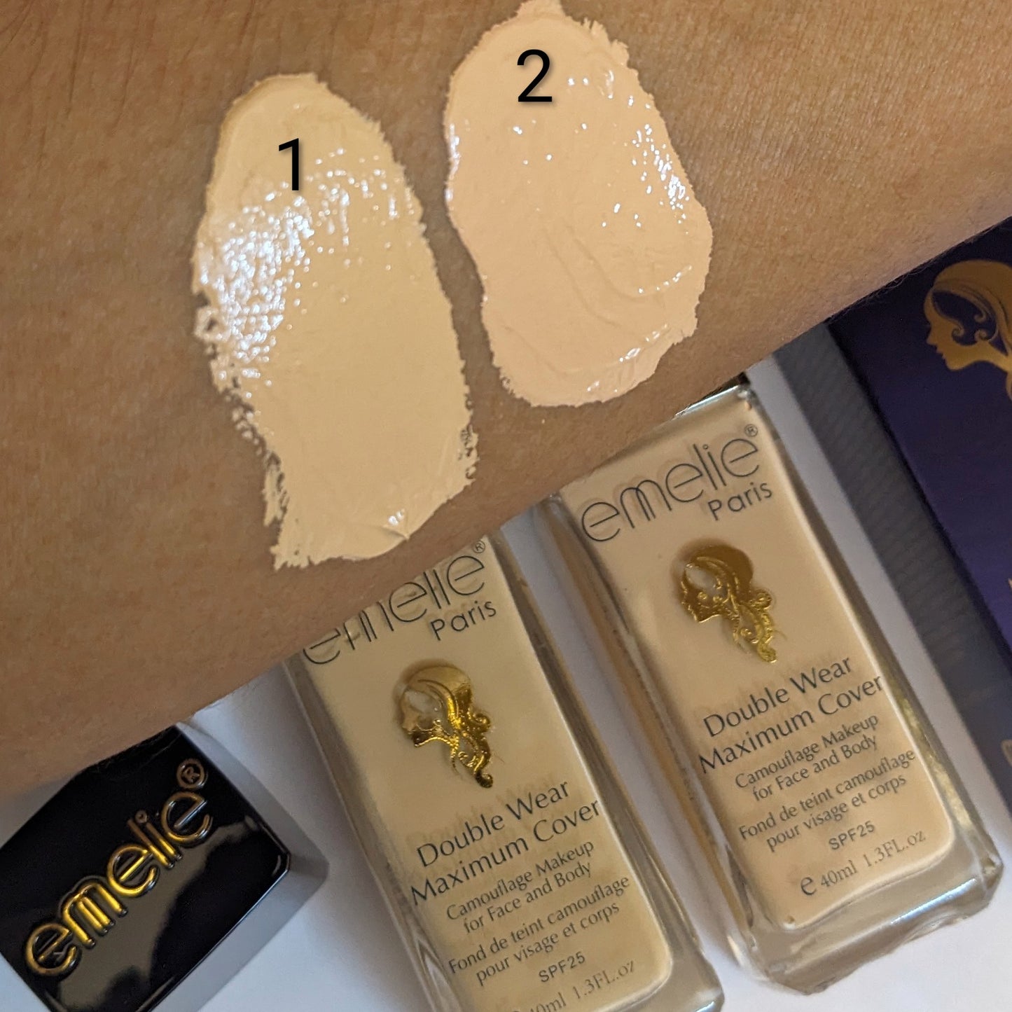 Emelie Double wear Maximum Coverage Foundation