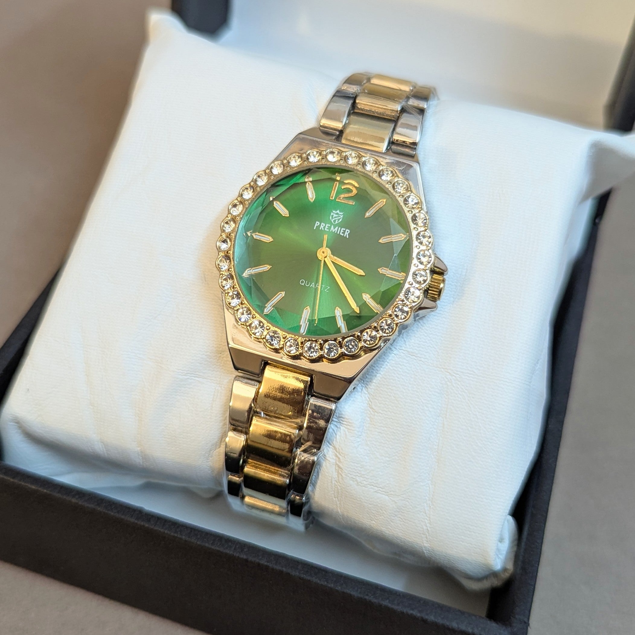 Premier Diamond Cut Chain Watch