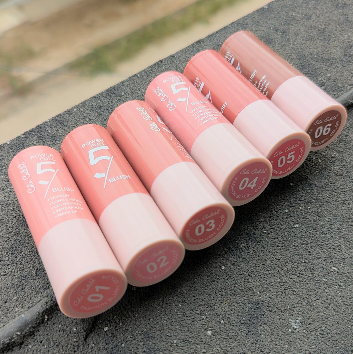 Color Castle Powder Blush Stick with spunch