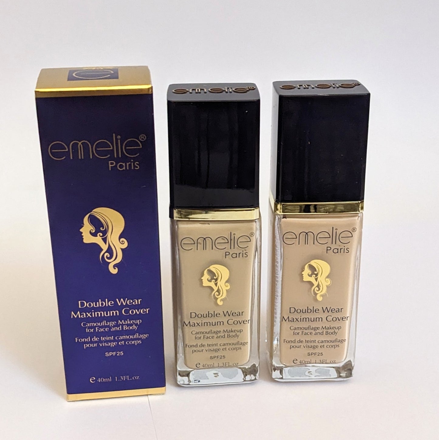 Emelie Double wear Maximum Coverage Foundation