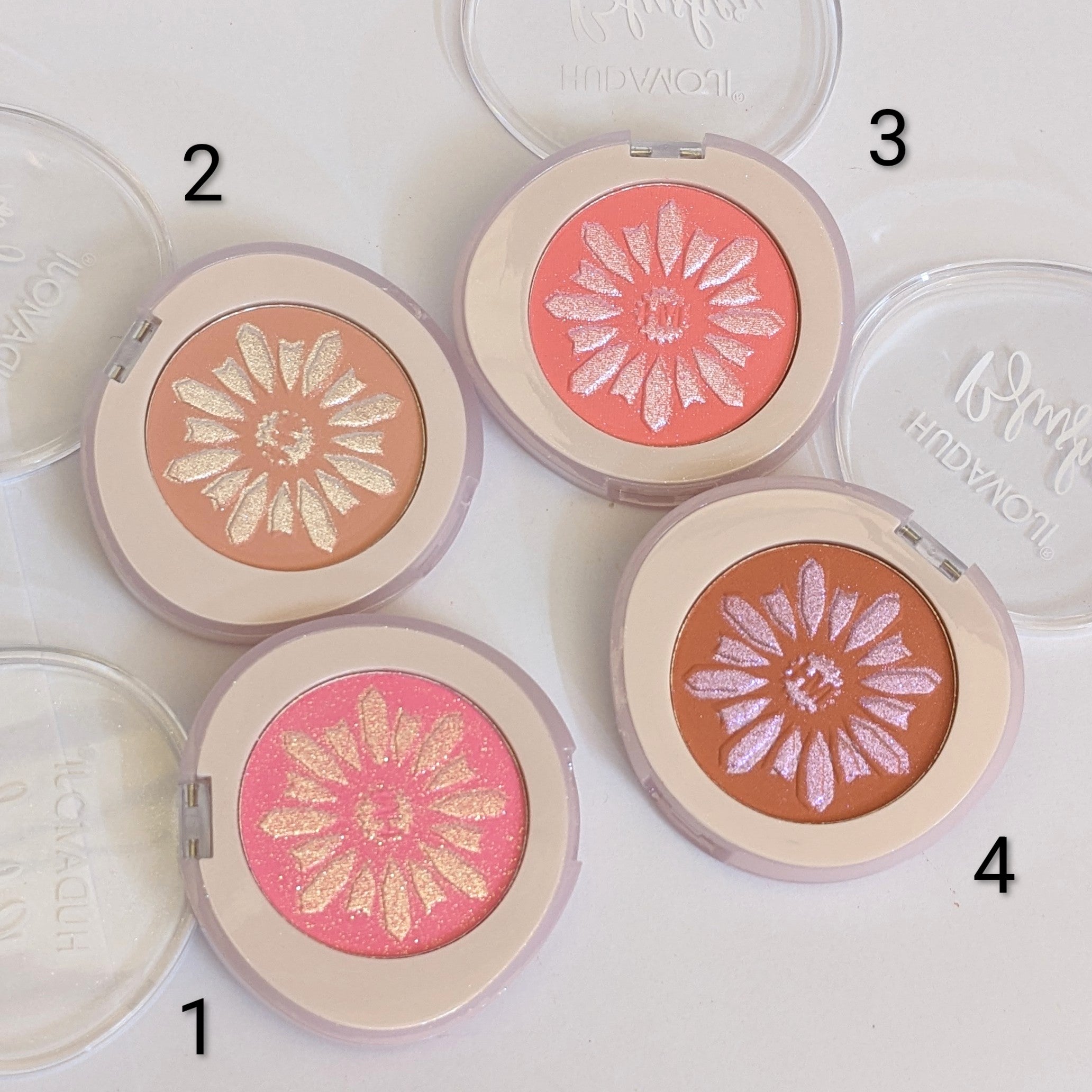 Hudamoji Soft and Shimmery Blusher Kits