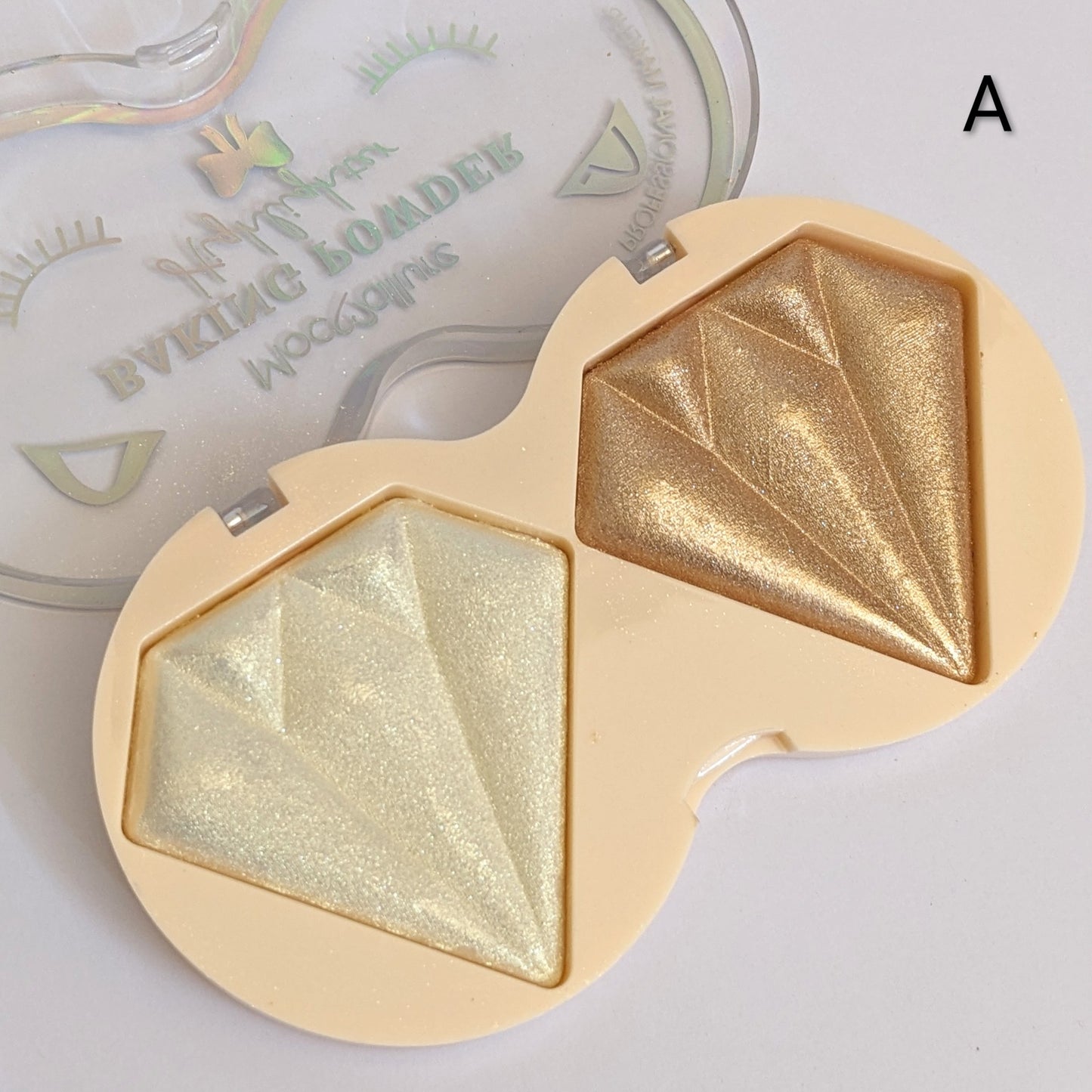 Mocallure 2 Color Baked Highlighter Palette