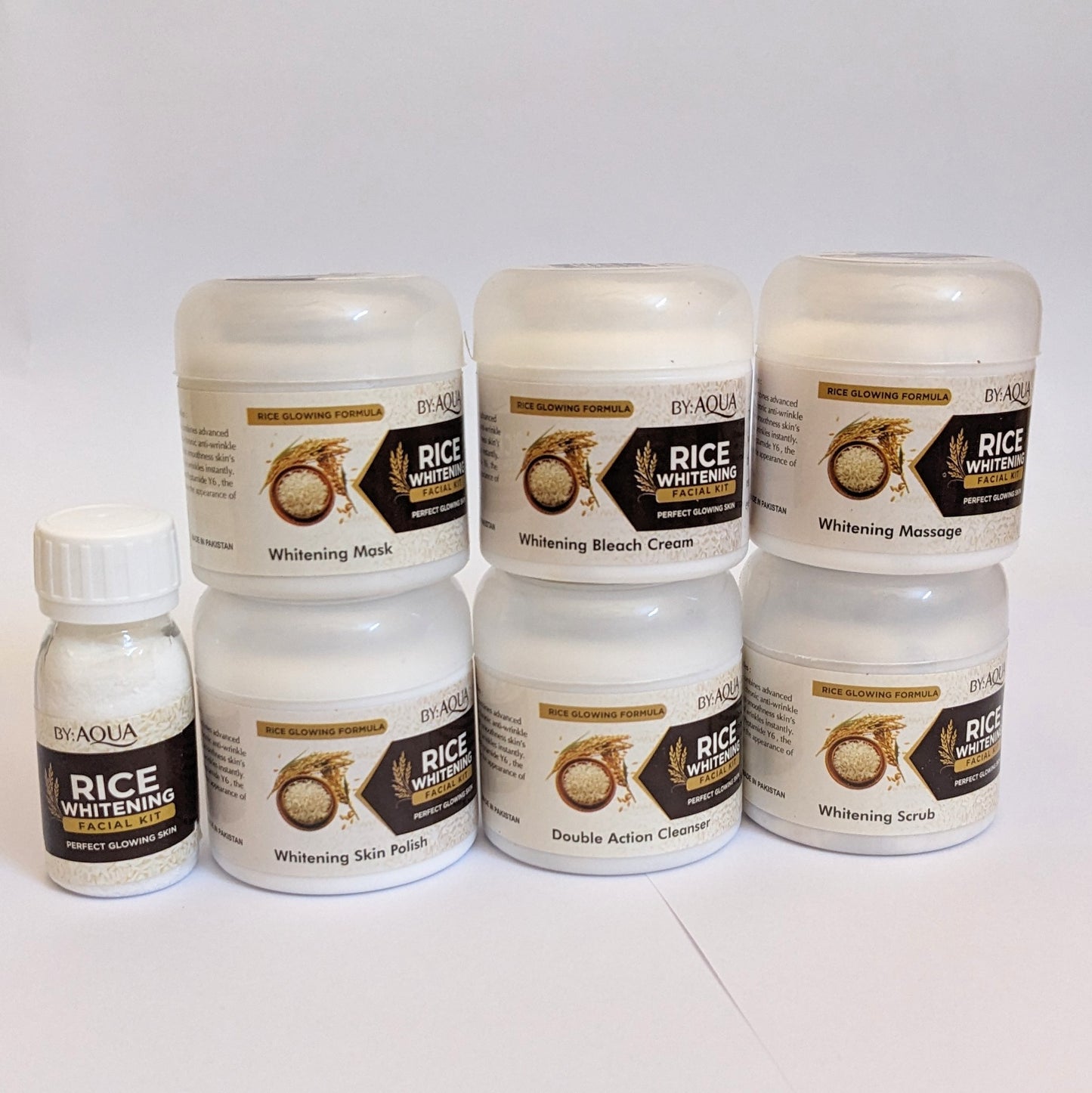 Rice Whitening Facial Kit